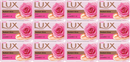 LUX Radiant Glow Bar Soap With Rose & Vitamin C + E, 75g (2.65oz) (Pack of 12)