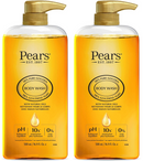 Pears Body Wash with Natural Oils - 98% Pure Glycerin, 16.9oz (500ml) (Pack of 2)