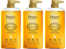 Pears Body Wash with Natural Oils - 98% Pure Glycerin, 16.9oz (500ml) (Pack of 3)