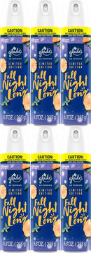 Glade Fall Night Long LIMITED EDITION Air Freshener Spray, 8.3 oz. (Pack of 6)