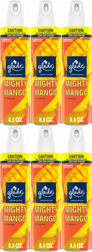 Glade Mighty Mango LIMITED EDITION Air Freshener Spray, 8.3 oz. (Pack of 6)