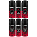 Axe Intense Strong Woody Fragrance Body Spray Deodorant 4oz (150ml) (Pack of 6)