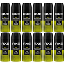 Axe Pulse Energizing Citrus Fragrance Body Spray, 4oz (150ml) (Pack of 12)