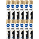 Nivea Black & White Invisible Silky Smooth Spray, 6.76oz. (200ml) (Pack of 12)