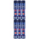 Nivea Men Dry Impact 72 Hour Anti-Perspirant Spray, 6.76oz. (200ml) (Pack of 6)