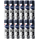 Nivea Men Black & White Invisible Original 72H Spray 6.76oz (200ml) (Pack of 12)