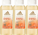 Adidas Energy Kick Shower Gel - Orange Essential Oil, 8.4oz (250ml) (Pack of 3)