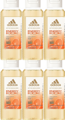 Adidas Energy Kick Shower Gel - Orange Essential Oil, 8.4oz (250ml) (Pack of 6)