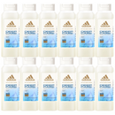 Adidas Deep Care Shower Gel - Vegan Formula, 8.4oz (250ml) (Pack of 12)
