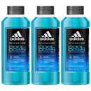 Adidas Cool Down Shower Gel - Wild Mint Essential Oil, 13.5oz 400ml (Pack of 3)