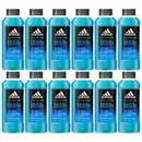 Adidas Cool Down Shower Gel - Wild Mint Essential Oil, 13.5oz 400ml (Pack of 12)
