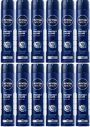 Nivea Men Protect & Care Quick Dry Anti-Transpirant Spray, 200ml (Pack of 12)