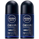 Nivea Men Deep Darkwood Maxx Tech Anti-Perspirant Deodorant, 1.7oz (Pack of 2)