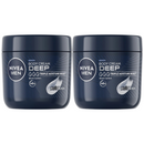 Nivea Men Deep Black Carbon 48 Hour Body Cream, 13.5oz (400ml) (Pack of 2)