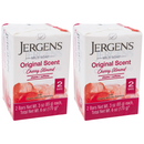 Jergens Original Scent Cherry Almond Mild Soap Bar, 2 Bars 3oz Each (Pack of 2)
