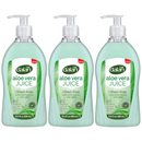 Dalan Aloe Vera Juice Cream Hand Wash Soap, 13.5oz. (400ml) (Pack of 3)