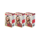 Ash Blonde 7.1 Permanent Hair Color - Premium Advanced Formula Kit (Pack of 3)