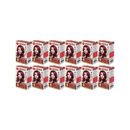 Burgundy 3.14 Permanent Hair Color - Premium Advanced Formula Kit (Pack of 12)