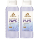 Adidas Pre-Sleep Calm Shower Gel Lavender Essential Oil 8.4oz 250ml (Pack of 2)