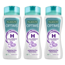 Palmolive Optims Hialuronico + Vital Keratina Shampoo, 23oz (680ml) (Pack of 3)