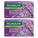 Palmolive Naturals Lavanda Crema Bar Soap Suavidad Relajante, 5.3oz (Pack of 2)