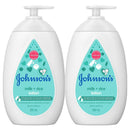 Johnson's Milk + Rice Baby Lotion, 16.9oz. (500ml) (Pack of 2)