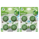 8 Count Pine (Green) Toilet Bowl Cleaner & Air Freshener - Lasts 30 Days