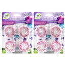 8 Count Lavender Toilet Bowl Cleaner & Air Freshener - Lasts 30 Days
