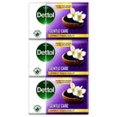 3 Count x Dettol Gentle Care Antibacterial Soap Bar, 3.5oz (100g)