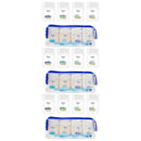 12 Count x Dove TSA Travel Kit - Shampoo, Condition, Body Wash, Lotion