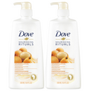 2 Pack x Dove Replenishing Ritual Body Lotion Marula Oil & Mango, 16.9oz