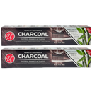 2 Count x 5-in-1 Charcoal Toothpaste Natural Bamboo Activated, 6.5oz (184g)