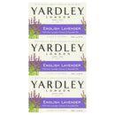 3 Count x Yardley London English Lavender Moisturizing Bath Bar Soap, 4.0 oz Each