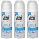 3 Count x Right Guard Women Invisible Total Defense 5 48 Hour Spray, 5oz.