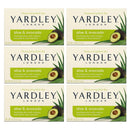 6 Count x Yardley London Aloe & Avocado Moisturizing Bath Bar Soap, 4.0 oz Each