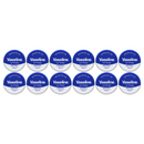 12 Pack x Vaseline Original Lip Therapy Tin - Soothes Dry Lips, 20g (0.17oz)