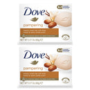 2 Count x Dove Pampering Beauty Bar Shea Butter Warm Vanilla 3.17oz