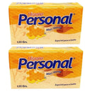 2 Count x Hispano Personal Miel / Honey Bar Soap, 125g