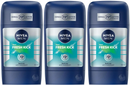 3 Pack x Nivea Men Fresh Kick 72H Anti-Perspirant Deodorant, 1.7oz