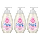 3 Pack x Johnson's Baby Lotion with Aloe & Vitamin B5, 16.9 oz (500ml)