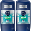 2 Pack x Nivea Men Fresh Kick 72H Anti-Perspirant Deodorant, 1.7oz