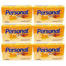 6 Count x Hispano Personal Miel / Honey Bar Soap, 125g