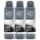 3 Pack x Dove Men Invisible Dry 72H Anti-Perspirant Deodorant Spray, 5oz