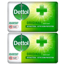 2 Count x Dettol Original Soap Bar, 3.5oz (100g)