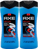2 Pack x Axe Sport Blast Energized Citrus Body Wash 13.5oz (400ml)