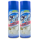 2 Pack x Scrub Free Toilet Bowl Cleaner & Deodorizer - Crystal Clean, 12oz.