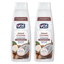2 Pack x Alberto VO5 Island Coconut Hydrating Shampoo w/ Shea Butter, 15oz.