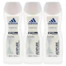 3 Pack x Adidas Adipure Pure Performance Shower Gel, 13.5oz (400ml)