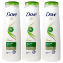 3 Pack x Dove Hair Fall Rescue Shampoo - Nourishment For Weak Hair, 13.5oz