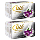 6 Count x Silk Midnight Orchid Beauty Bar Soap, 3.53oz Each